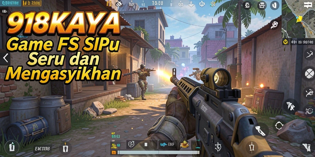 Gameplay mendebarkan dari 918KAYA menampilkan aksi tembak-menembak yang seru.