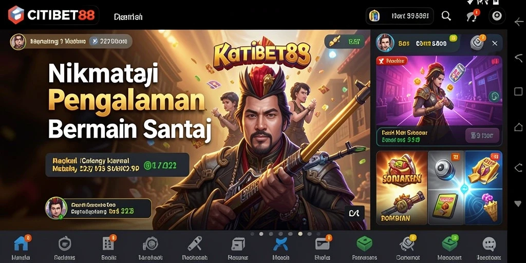 Tampilan gameplay seru di CITIBET88 yang penuh warna.