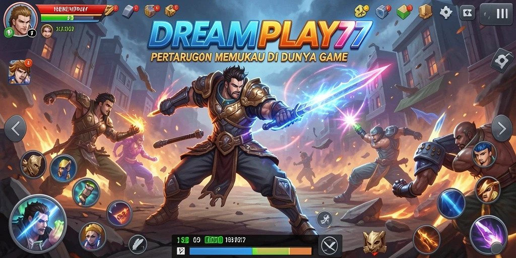 Tampilan gameplay Fighting menarik dari DREAMPLAY77.