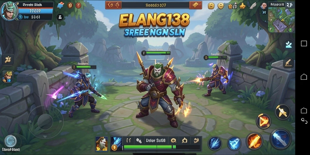 Tampilan menarik dari gameplay strategis ELANG138 yang seru.