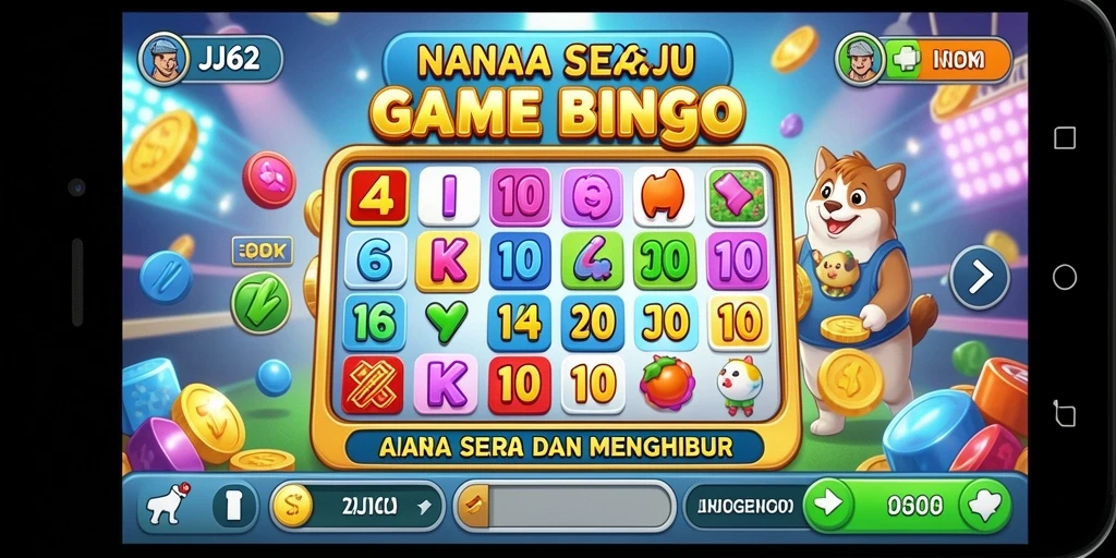 Screenshot gameplay JJ62 menampilkan keseruan bermain Bingo dengan teman.