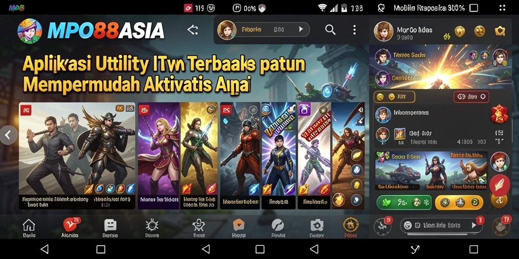 Tampilan utama MPO88ASIA yang sederhana dan fungsional.