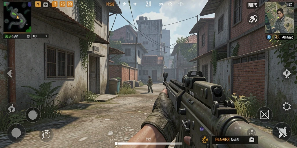 Gameplay seru N32 menampilkan aksi tembak-menembak yang mendebarkan.