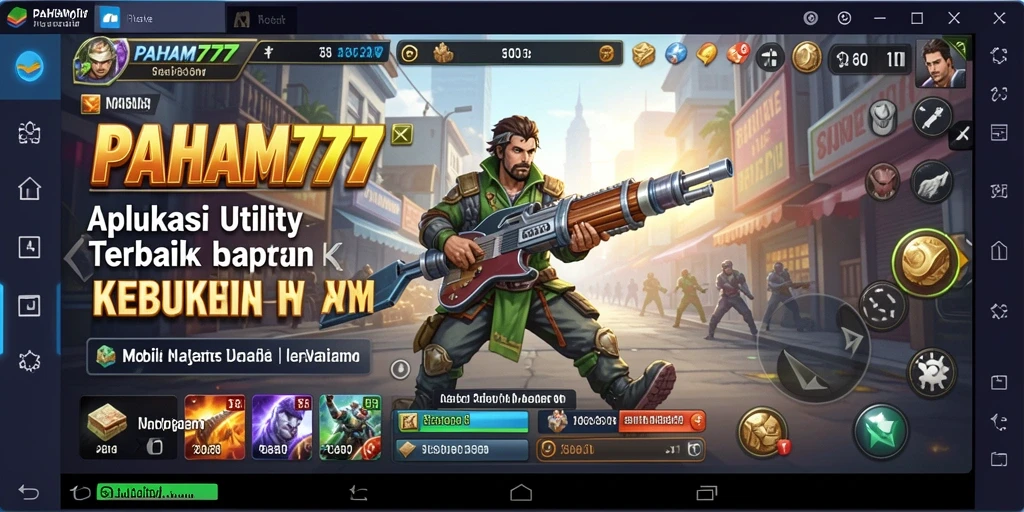 Tampilan interface intuitif dari PAHAM777 yang mempermudah pengguna.
