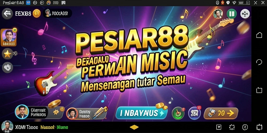 Tampilan gameplay PESIAR88 yang penuh warna dan interaktif.