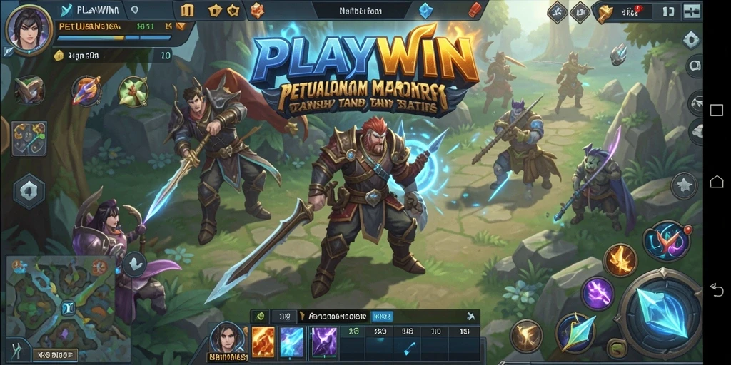 Tampilan gameplay menarik di dunia MMORPG PLAYWIN.