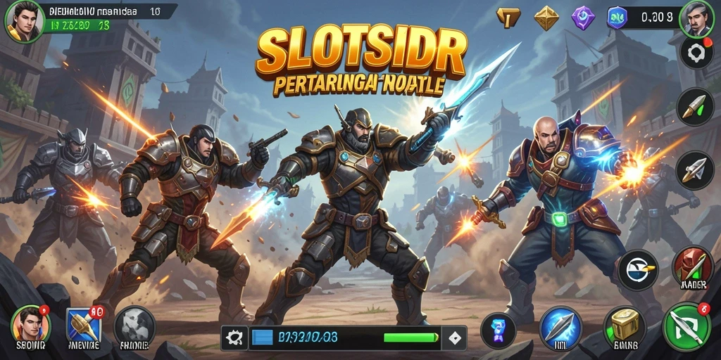Gameplay SLOTSIDR menegangkan dengan berbagai aksi seru di peta.