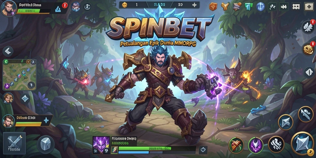 Tampilan gameplay SPINBET yang menakjubkan dan memukau.